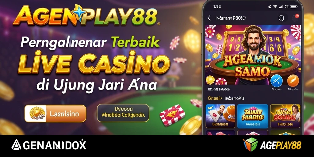 Tampilan gameplay Live Casino yang menarik dan interaktif di AGENPLAY88.