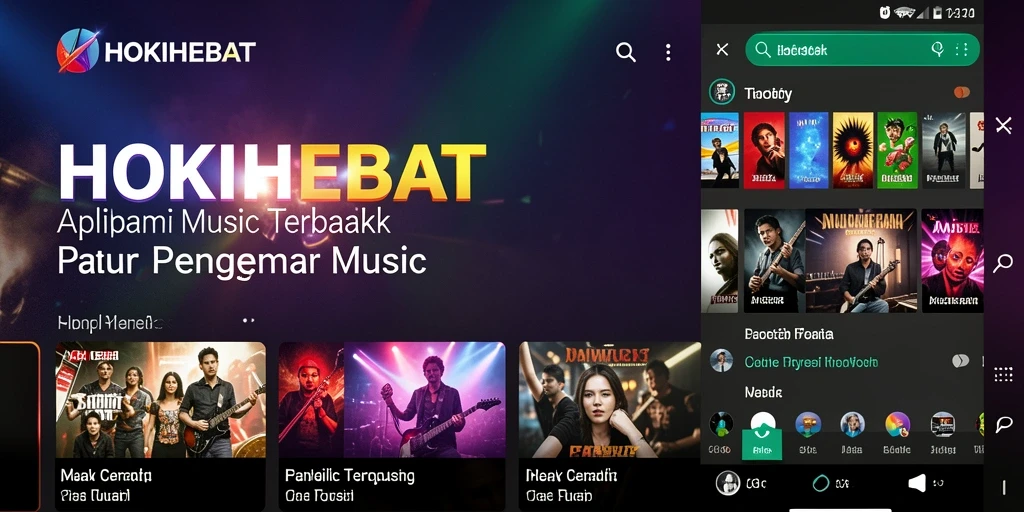 Gameplay HOKIHEBAT yang interaktif dan penuh musik.