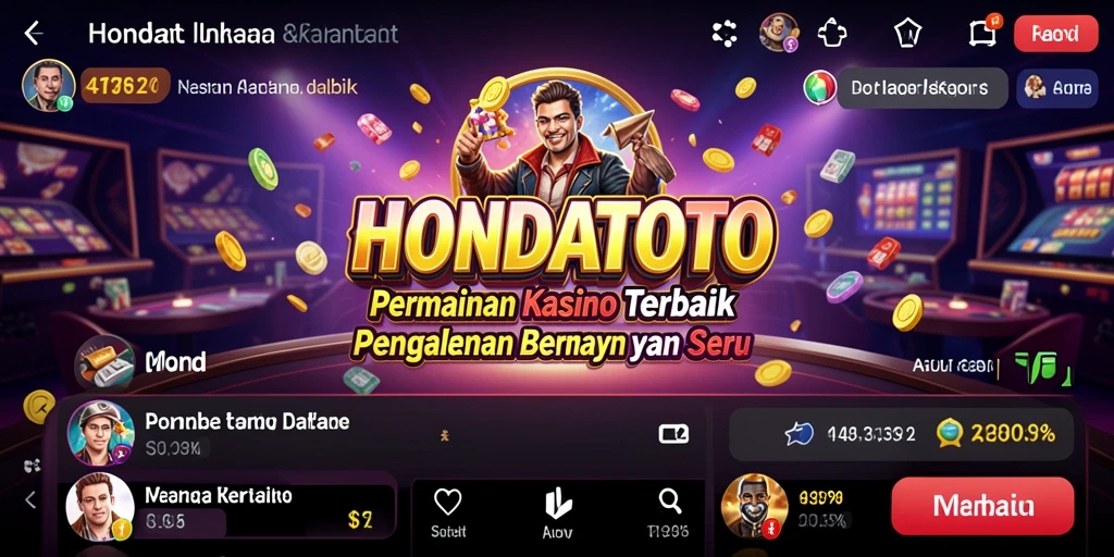 Tampilan menarik dari gameplay HONDATOTO yang seru.