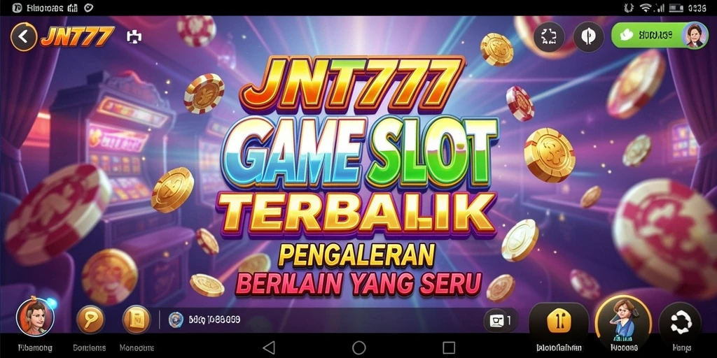 Tampilan gameplay JNT777 yang penuh warna dan seru.