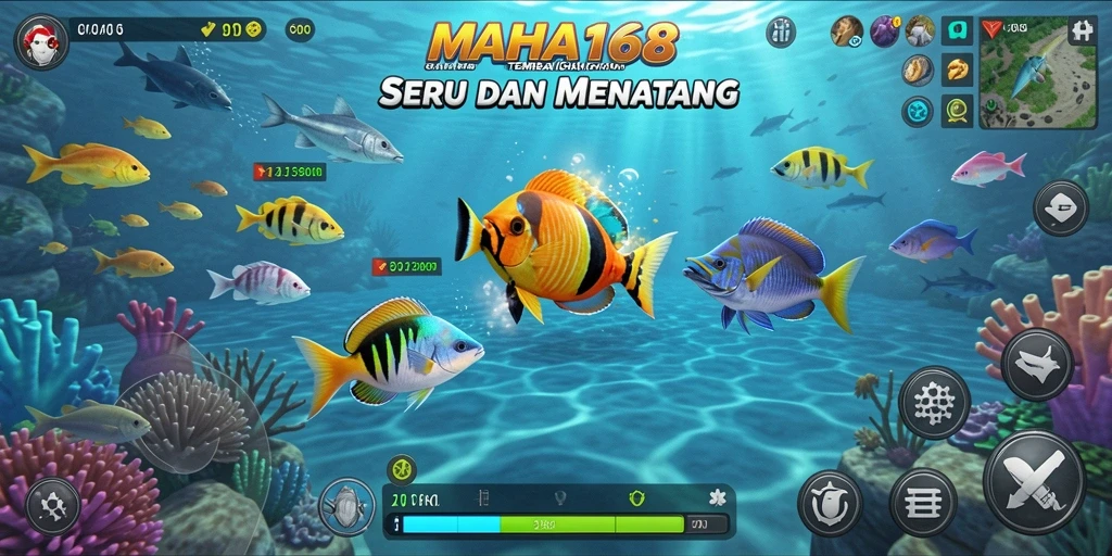 Gameplay seru Tembak Ikan di MAHA168 dengan grafis menawan.