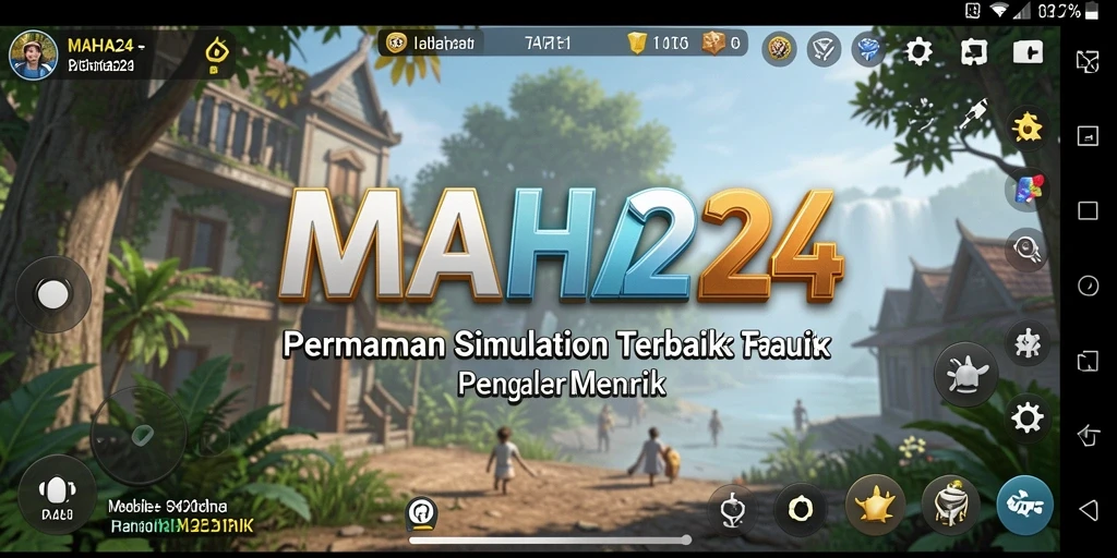 Tangkapan layar dari gameplay <strong>MAHA24</strong> menunjukkan interaksi karakter yang menarik.