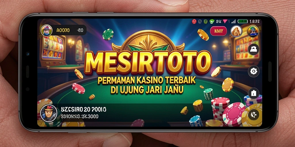 Tampilan gameplay seru dari MESIRTOTO dengan berbagai pilihan permainan Kasino.