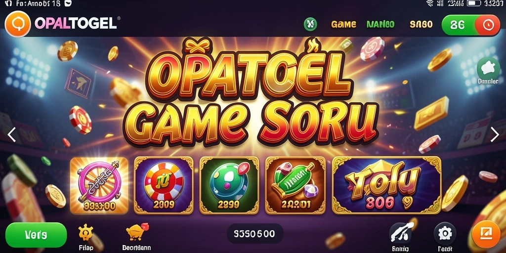 Screenshot gameplay OPALTOGEL dengan berbagai tema slot menarik