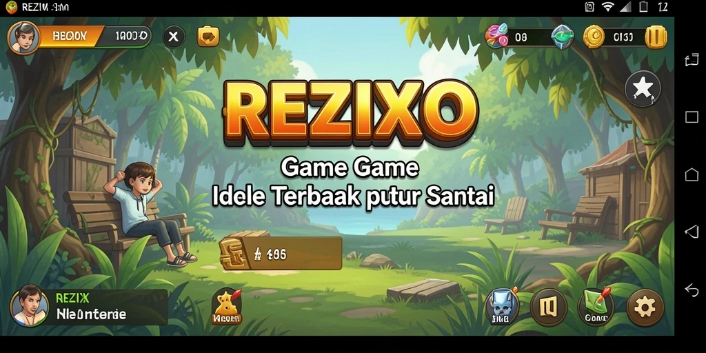 Tampilan gameplay <strong>REZIXO</strong> yang menarik dalam genre Idle.