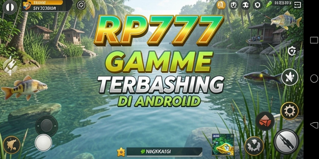 Tampilan gameplay paling seru di RP777 saat memancing.