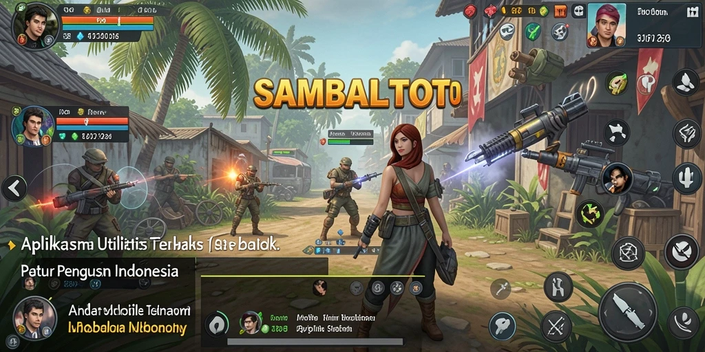 Tampilan utama SAMBALTOTO dengan fitur utilitas lengkap.