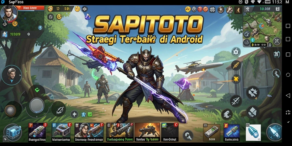 Tampilan gameplay menarik dari SAPITOTO dengan aksi strategi mendebarkan.
