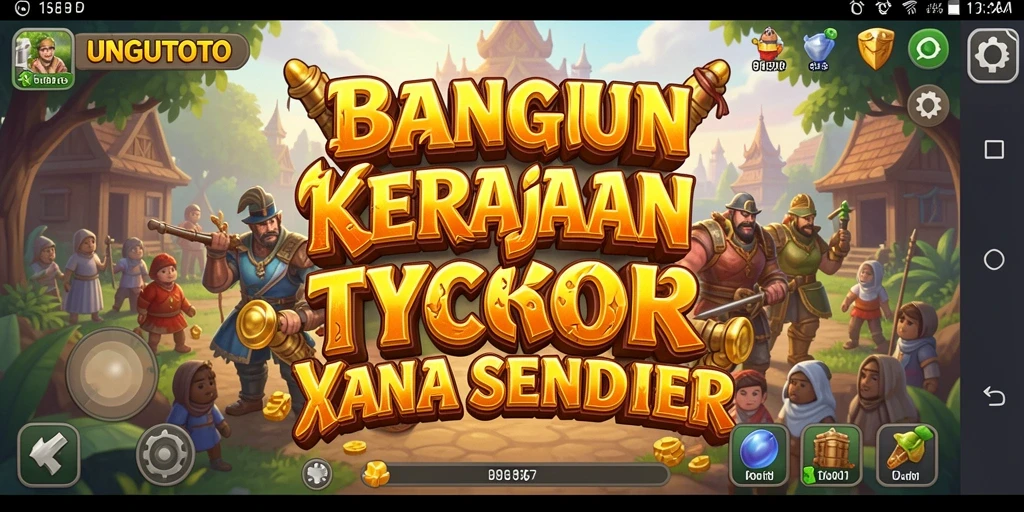 Tampilan gameplay menarik UNGUTOTO dengan elemen Tycoon yang seru.