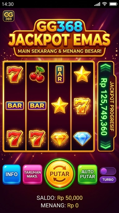 Tampilan antarmuka pengguna dari aplikasi gg368 yang intuitif.